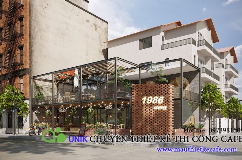 Thiết kế quán cafe trọn gói 41 Hàng Lược phong cách