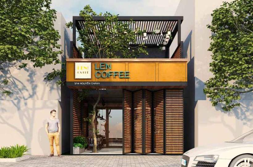 Thiết kế quán cafe trọn gói 41 Hàng Lược phong cách