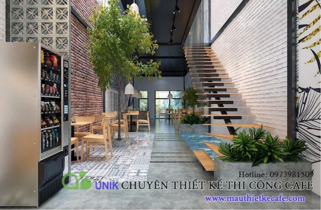 Thiết kế quán cafe trọn gói 41 Hàng Lược phong cách